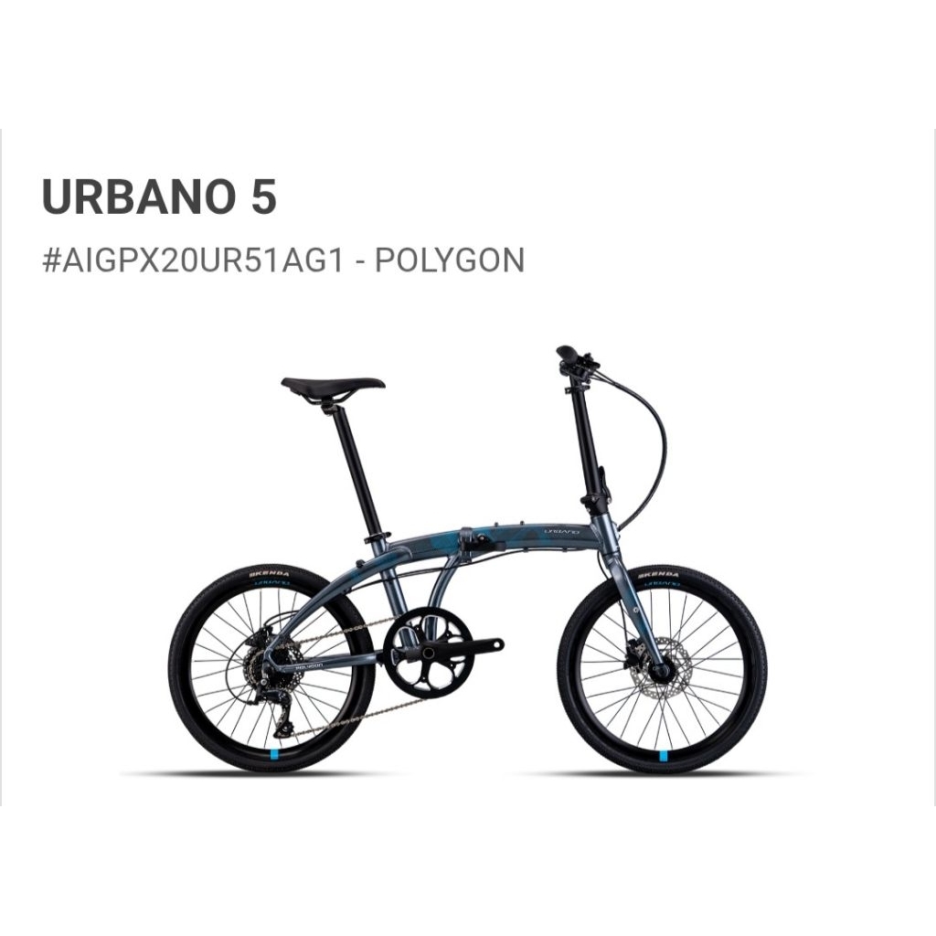 sepeda lipat polygon urbano 5
