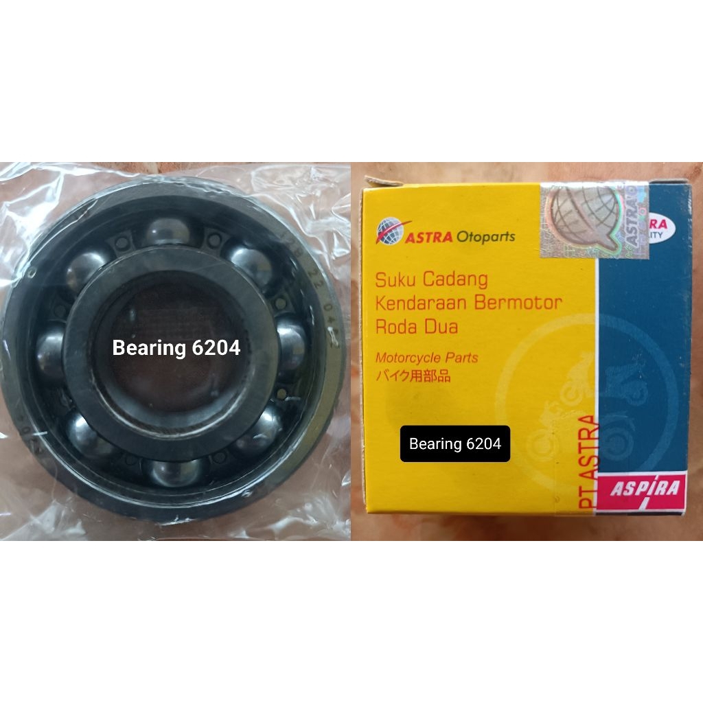 Bearing / laher 6204 Aspira