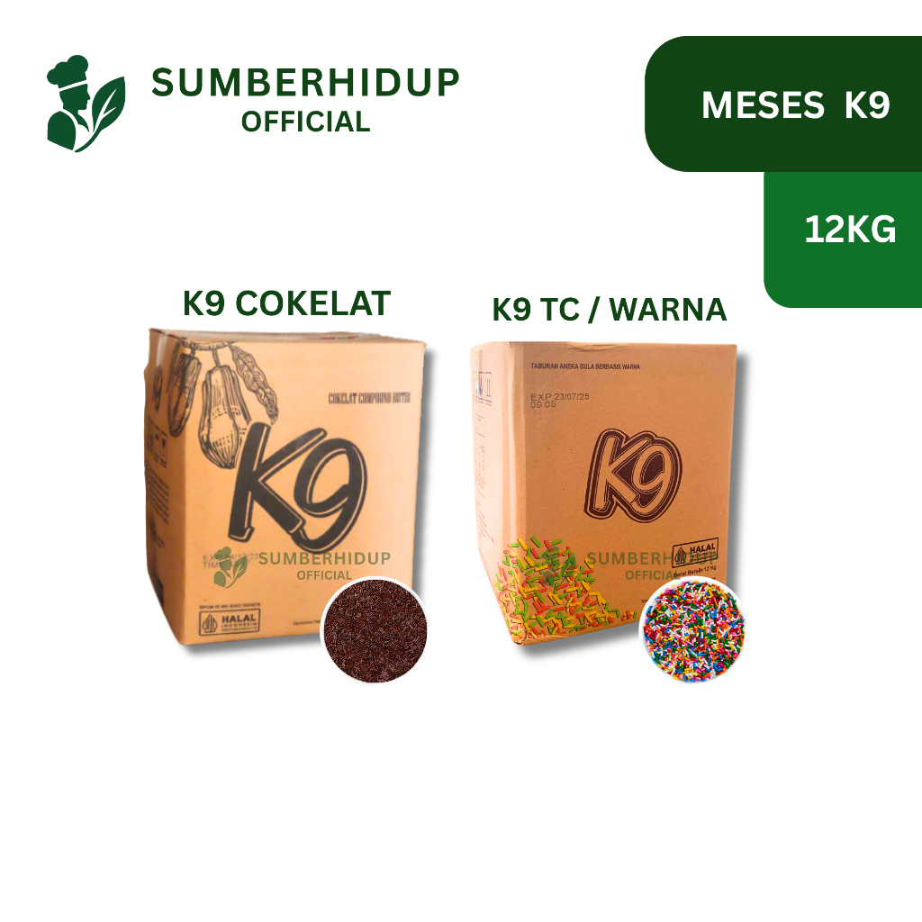MESES K9 COKELAT DAN TC / WARNA WARNI KEMASAN 12 KG EKONOMIS