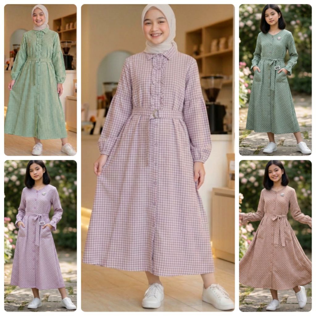 Gamis Anak Remaja, Gamis Midi