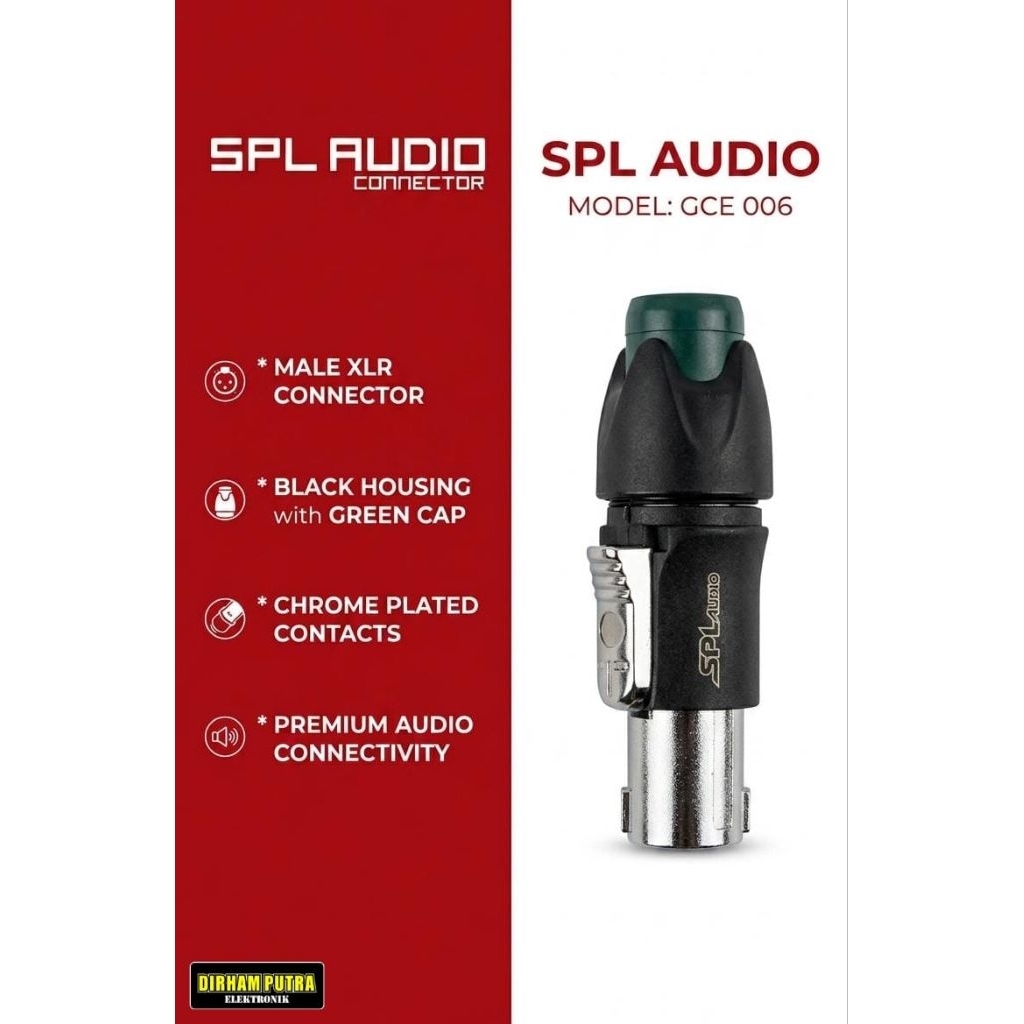 JACK SPEAKON SPL AUDIO GCE 006