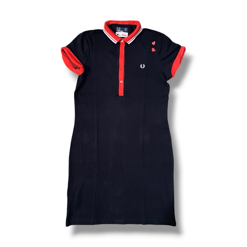 Baju Tshirt Dress Polo Kaos Kerah Oblong Fred Perry Bekas