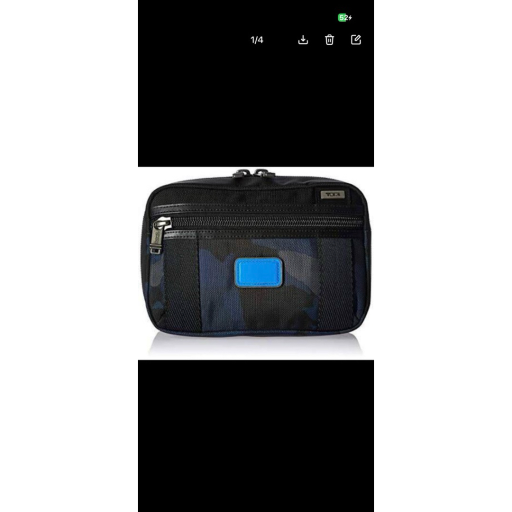 TUMI MCGUIRE KIT BLUE CAMO Tas Tangan branded