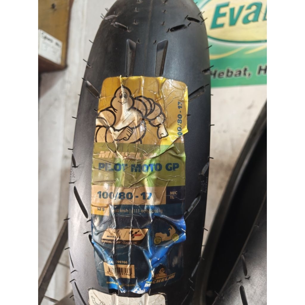 BAN LUAR 100/80-17 PILOT MOTO GP MICHELIN