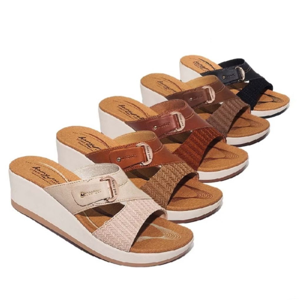 Homyped Jasmine Ayana N61 Sandal Wedges Slop Wanita Sandal Wanita Sandal Homyped Original