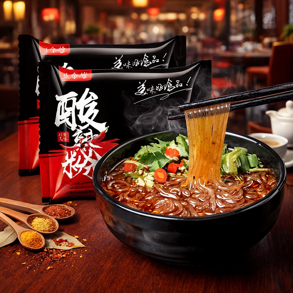 [[ PAKET HEMAT ]] HALAL Suan La Fen Soun Asam Pedas