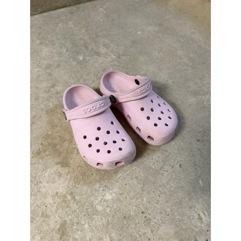 Sandal Anak Perempuan Crocs Pink Size C10 Preloved