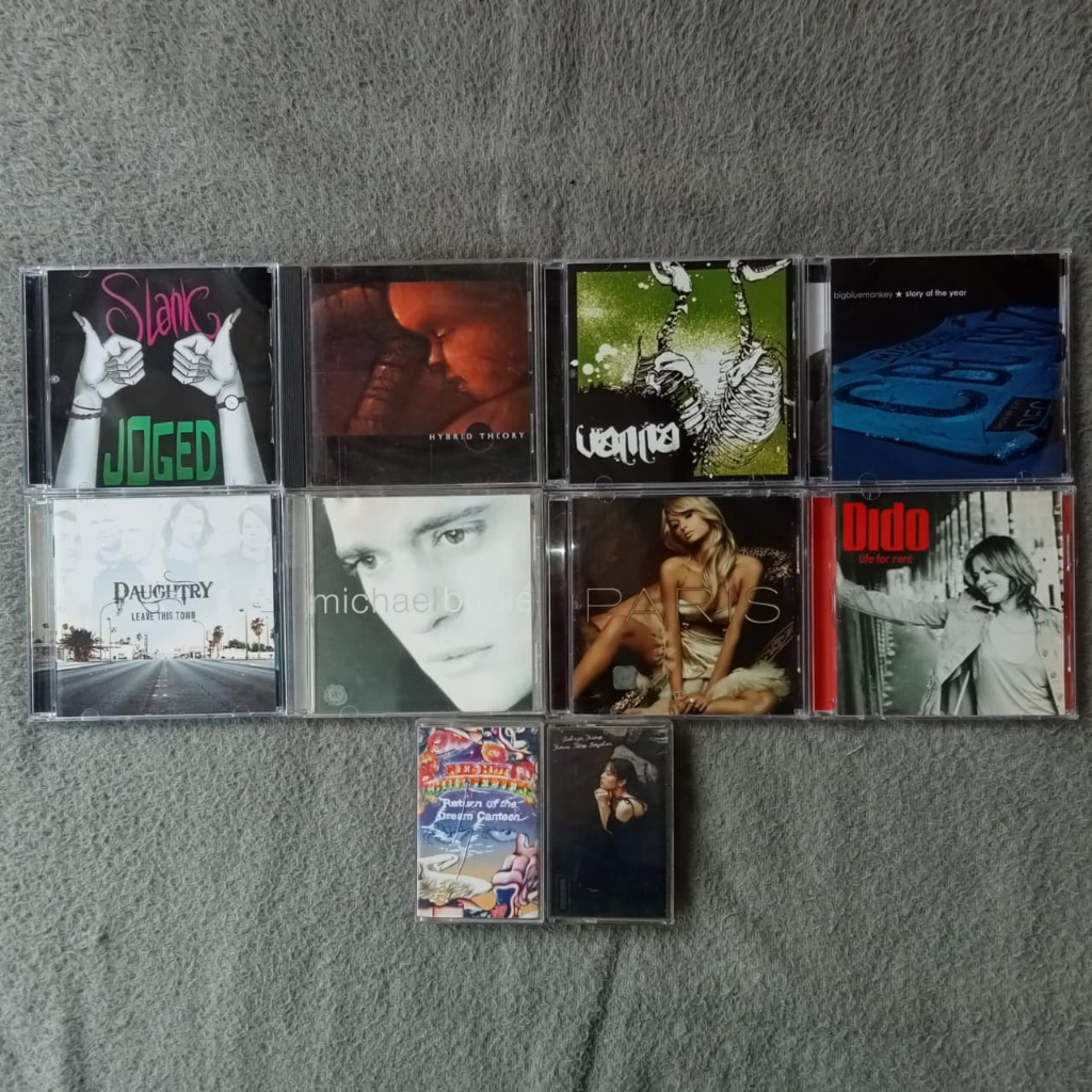 [USED ITEMS] KAset Pita & CD Bootleg - Hybrid Theory - Linkin Park - Red Hot Chili Peppers / RHCP - 