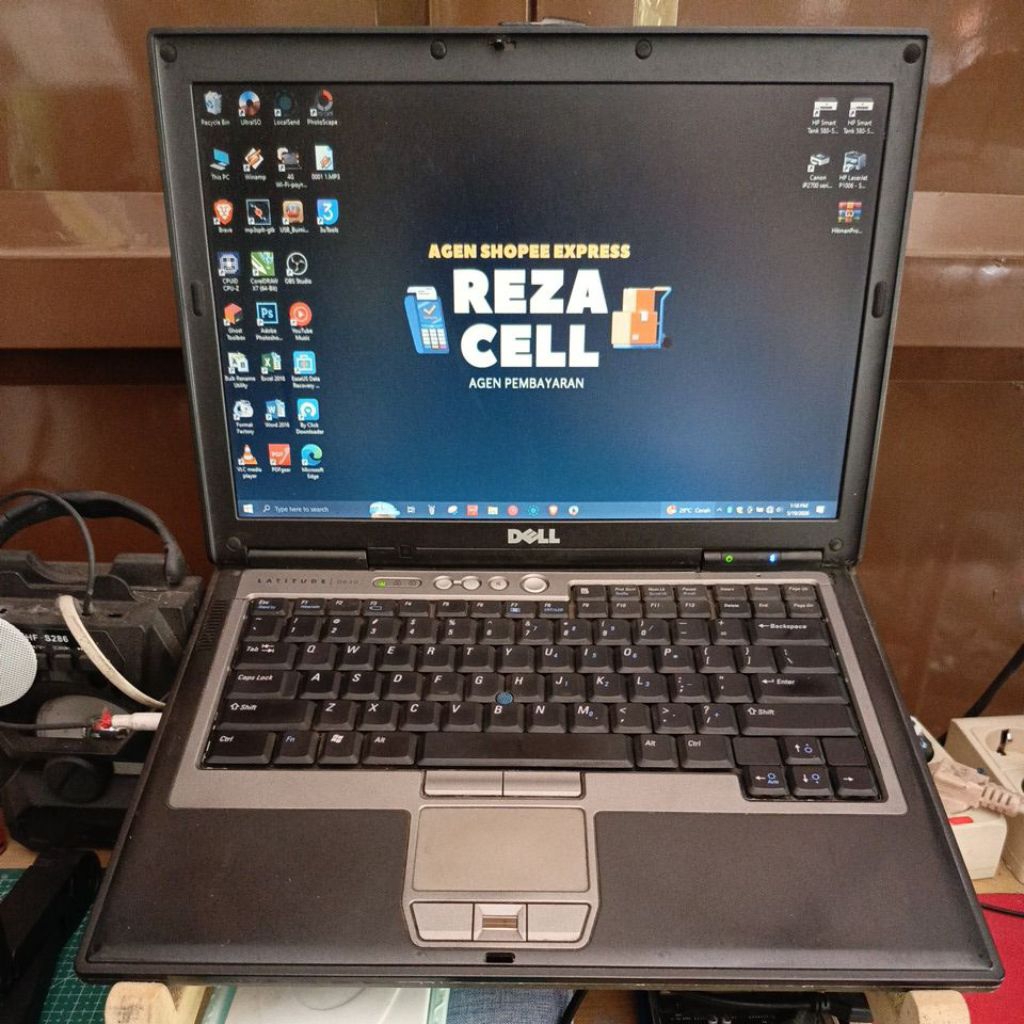Laptop Dell D630 Second Ram 4GB SSD 128GBMurah Masih Ok buat Sekolah dan Kerjaan Ringan