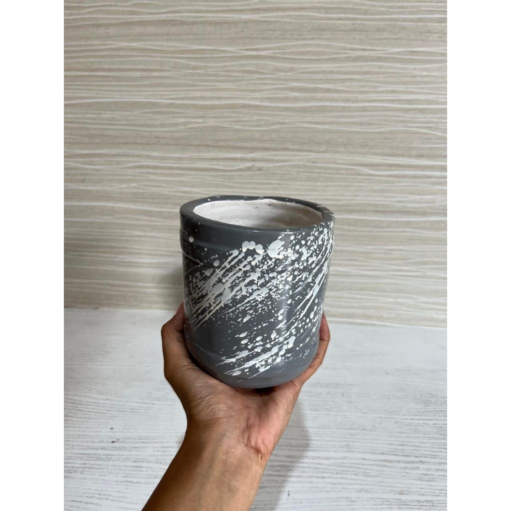 Pot Tabung | Tabung 11 cm | Pot Tabung Mini | Pot Kaktus | Gerabah | Tanah liat