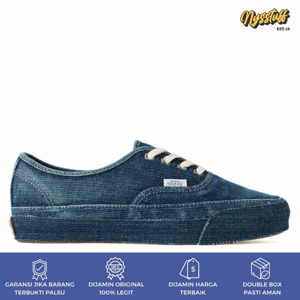 Vans Premium Authentic 44 Denim Blue Indigo ORIGINAL