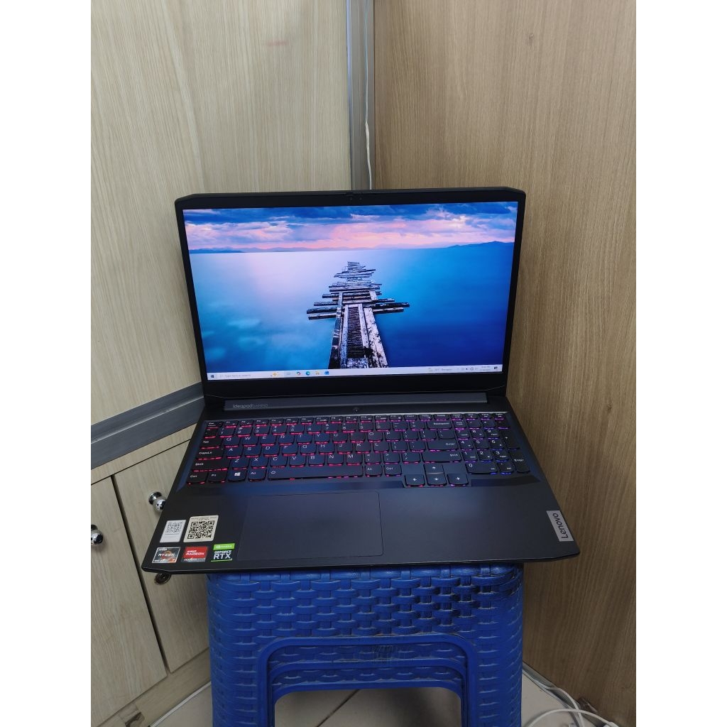 LAPTOP LENOVO IDEAPAD GAMING 3 RYZEN 7-5800H RAM 16 GB SSD 512 GB RTX 3050 TI 4 GB
