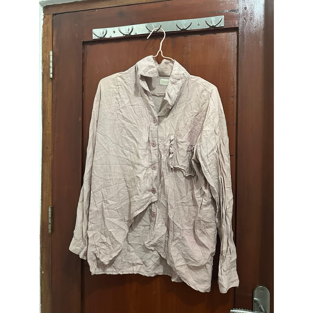 preloved kemeja pink
