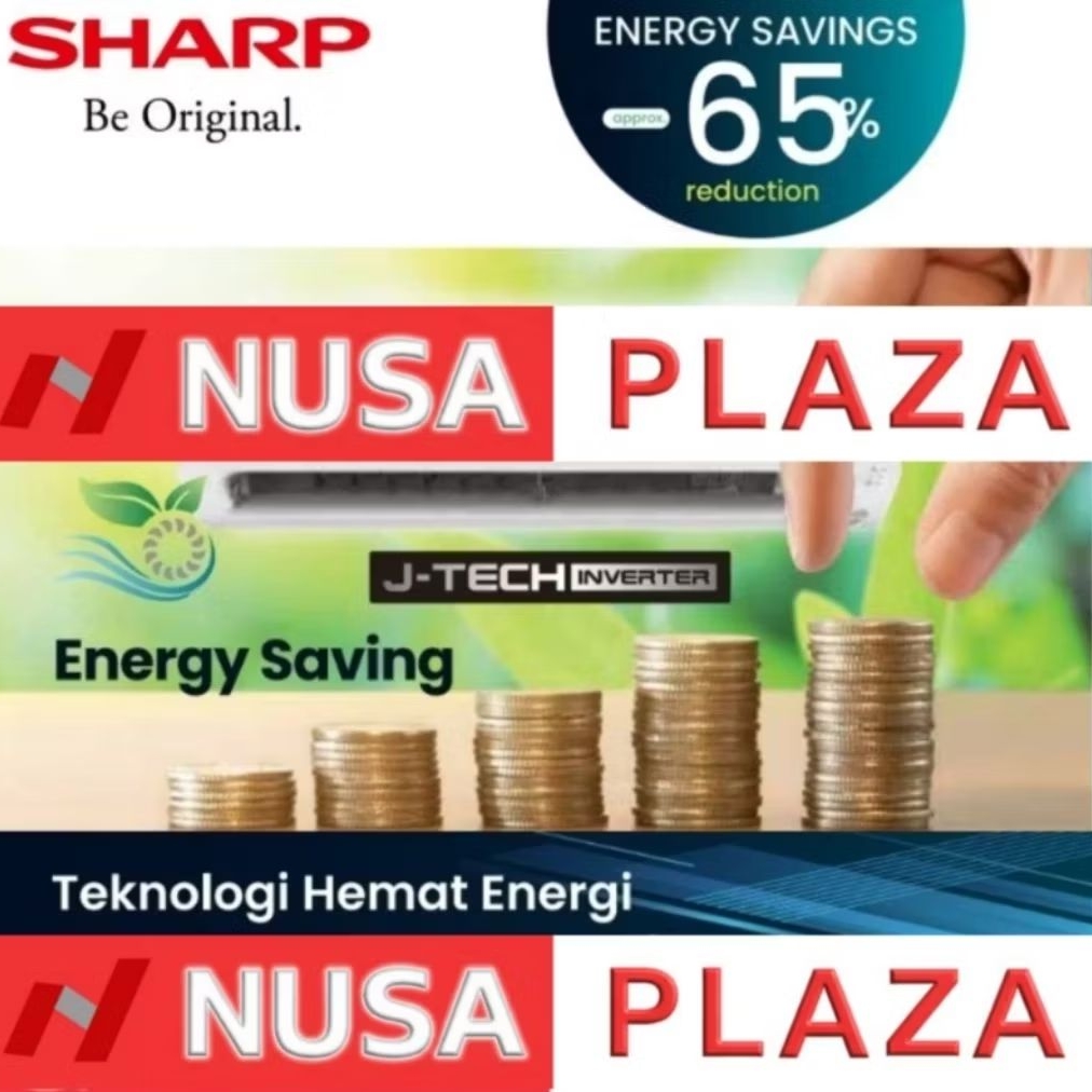 [MEDAN] AC SHARP 2 PK JTECH INVERTER AH-X18ZY