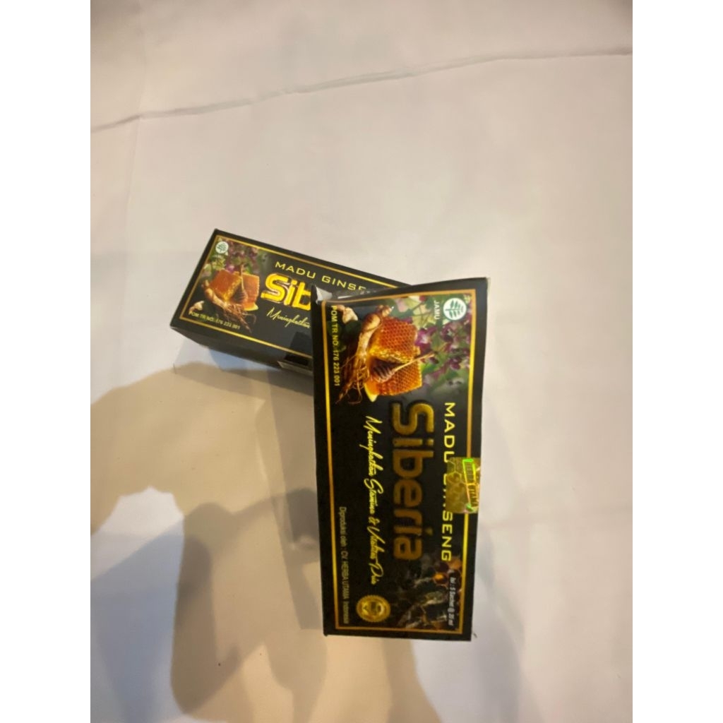 Madu Ginseng Siberia 1 Box isi 5 Sachet - Peningkatan Vitalitas Pria, Komposisi Alami, Pengiriman Ce