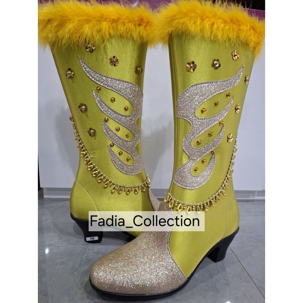 Sepatu Mayoret Variasi Kencana/Sepatu Mayoret Lemon Gold/Sepatu Mayoret Wanita/Sepatu Mayoret Drumba