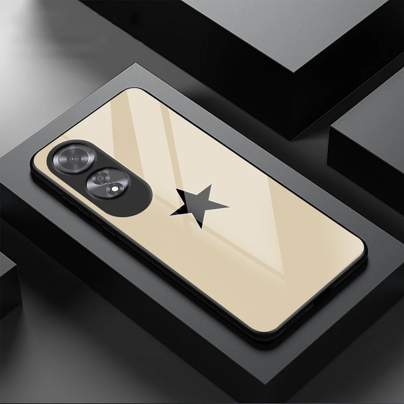 CL Softcase Glass For Oppo A60 - Case Glass Oppo A60 - Casing Kaca A60 Terbaru - Casing Murah Oppo A