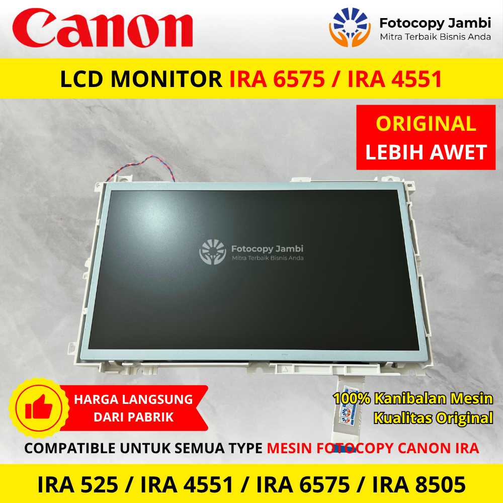 LCD Mesin Fotocopy Canon IRA 6555 / IRA 6565 / IRA 6575