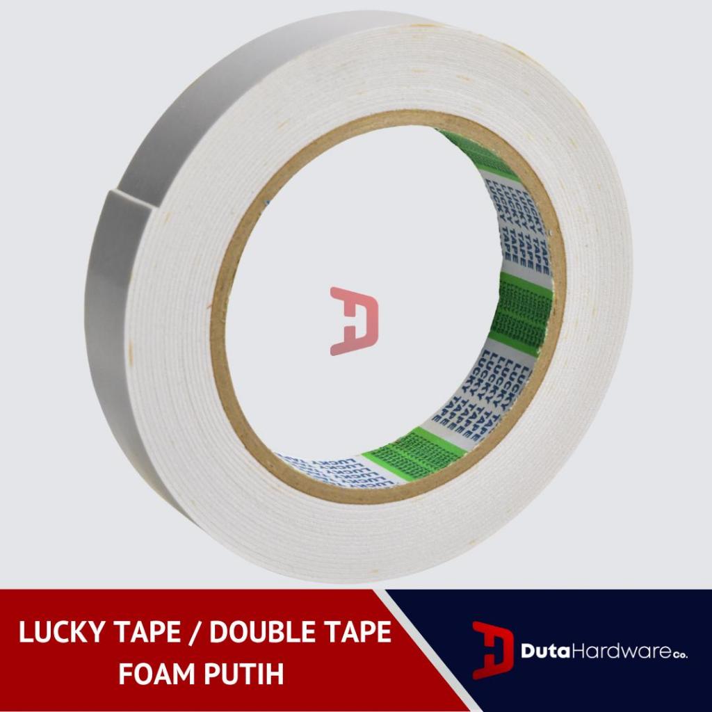 LUCKY TAPE / DOUBLE TAPE FOAM PUTIH