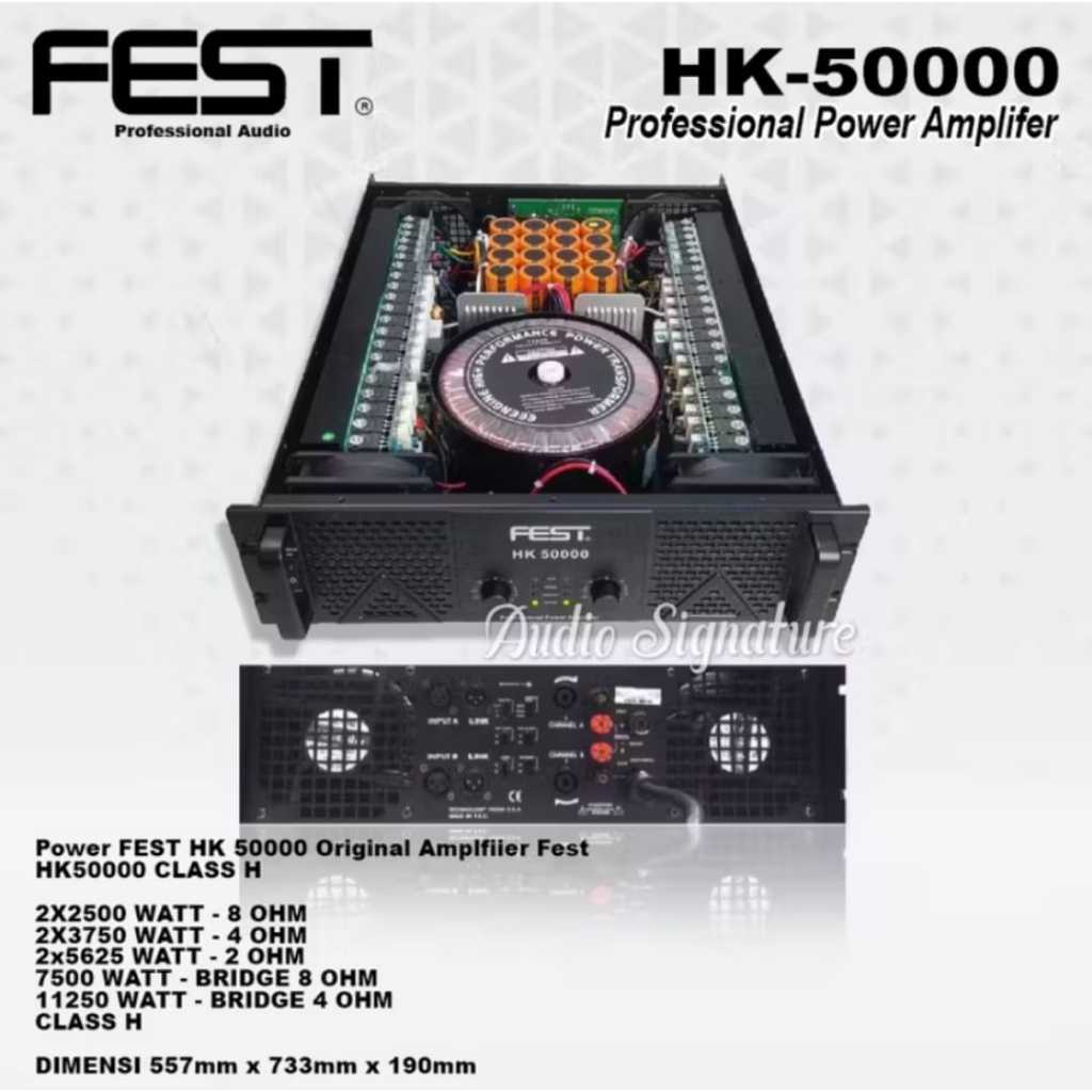 Power Amplifier FEST HK-50000