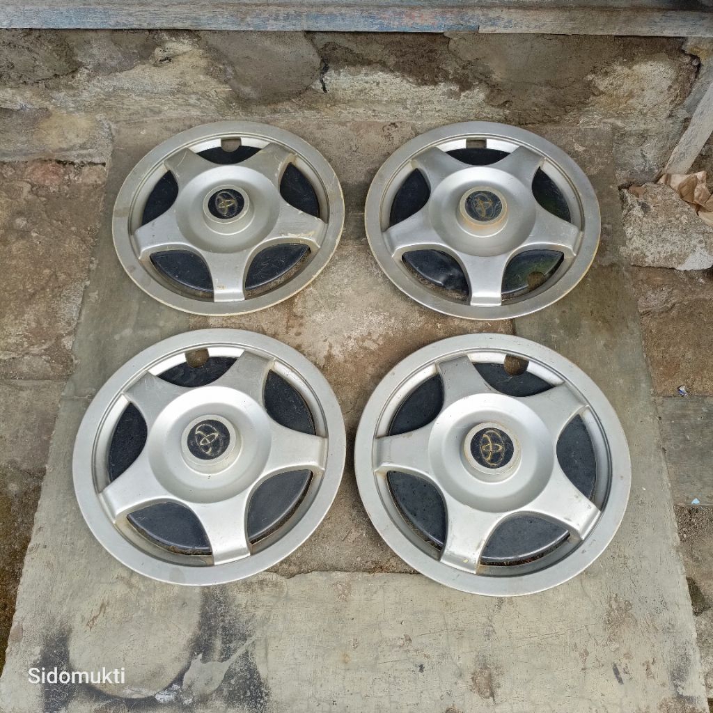 Dop Velg Wheeldop Ring 13 Toyota Kijang Grand Extra Super Klasik Original Copotan 4 Biji