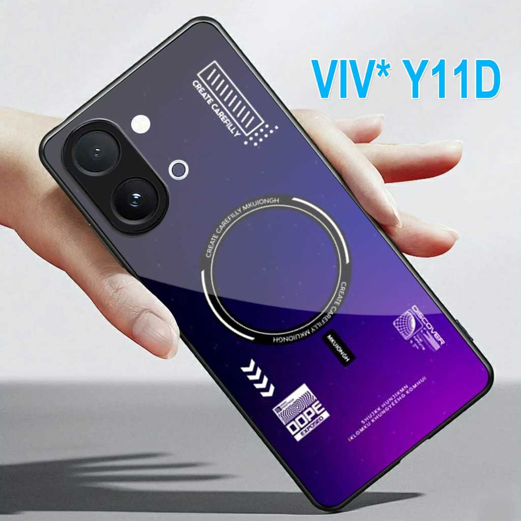 SoftCase Glass Kaca VIVO Y11D-VIVO Y11D - Casing HP  VIVO Y11D-VIVO Y11D - N203