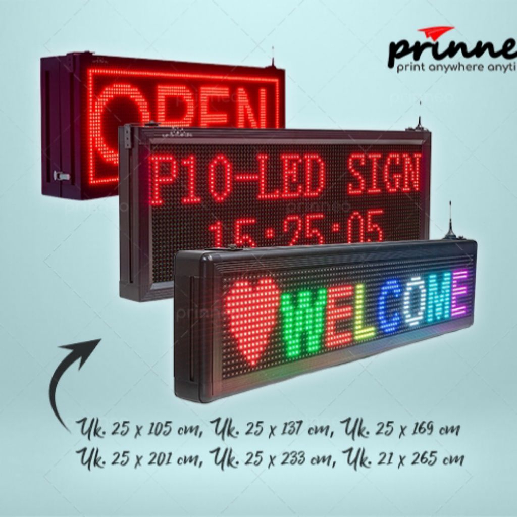Tulisan Huruf Berjalan Running text