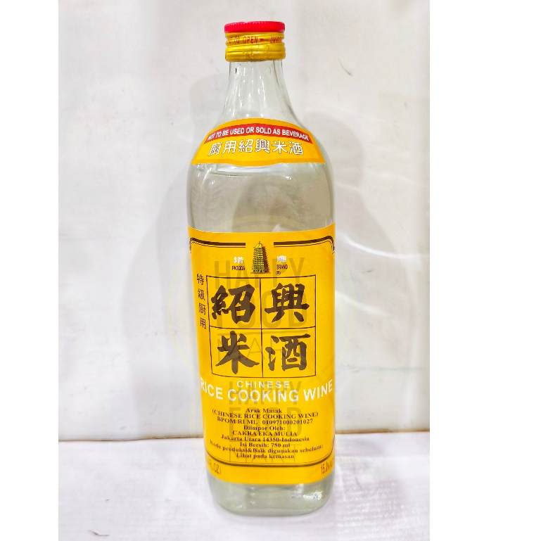 [BPOM RI] PAGODA BRAND CHINESE RICE COOKING WINE 750 ML/ARAK MASAK/ARAK PUTIH/ARAK BERAS
