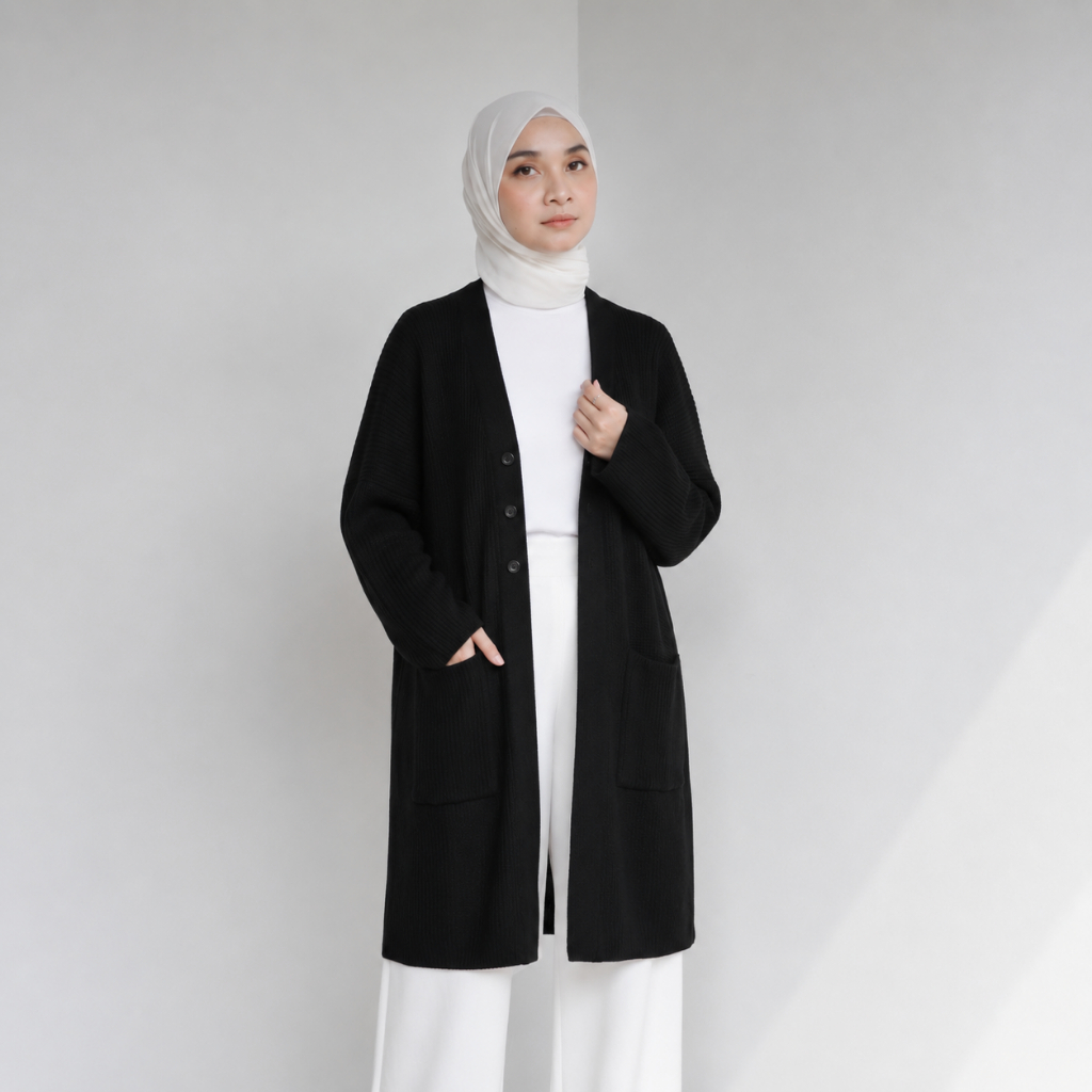 BELLE CARDY KANCING / CARDIGAN RAJUT WANITA / LONG CARDY RAJUT  / CARDIGAN OVERSIZE KOREAN STYLE
