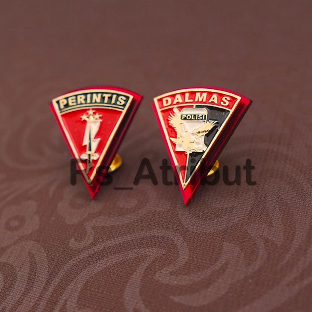 Pin Dalmas / Brivet Perintis / Brevet Kecil Polri Polisi Premium