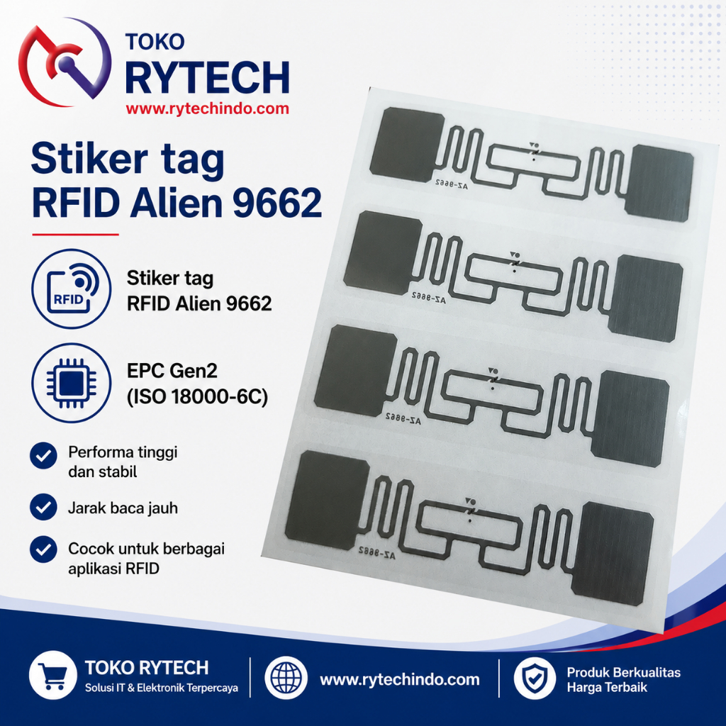UHF RFID Tag Sticker Stiker RFID ECP Gen2 ISO18000-6C