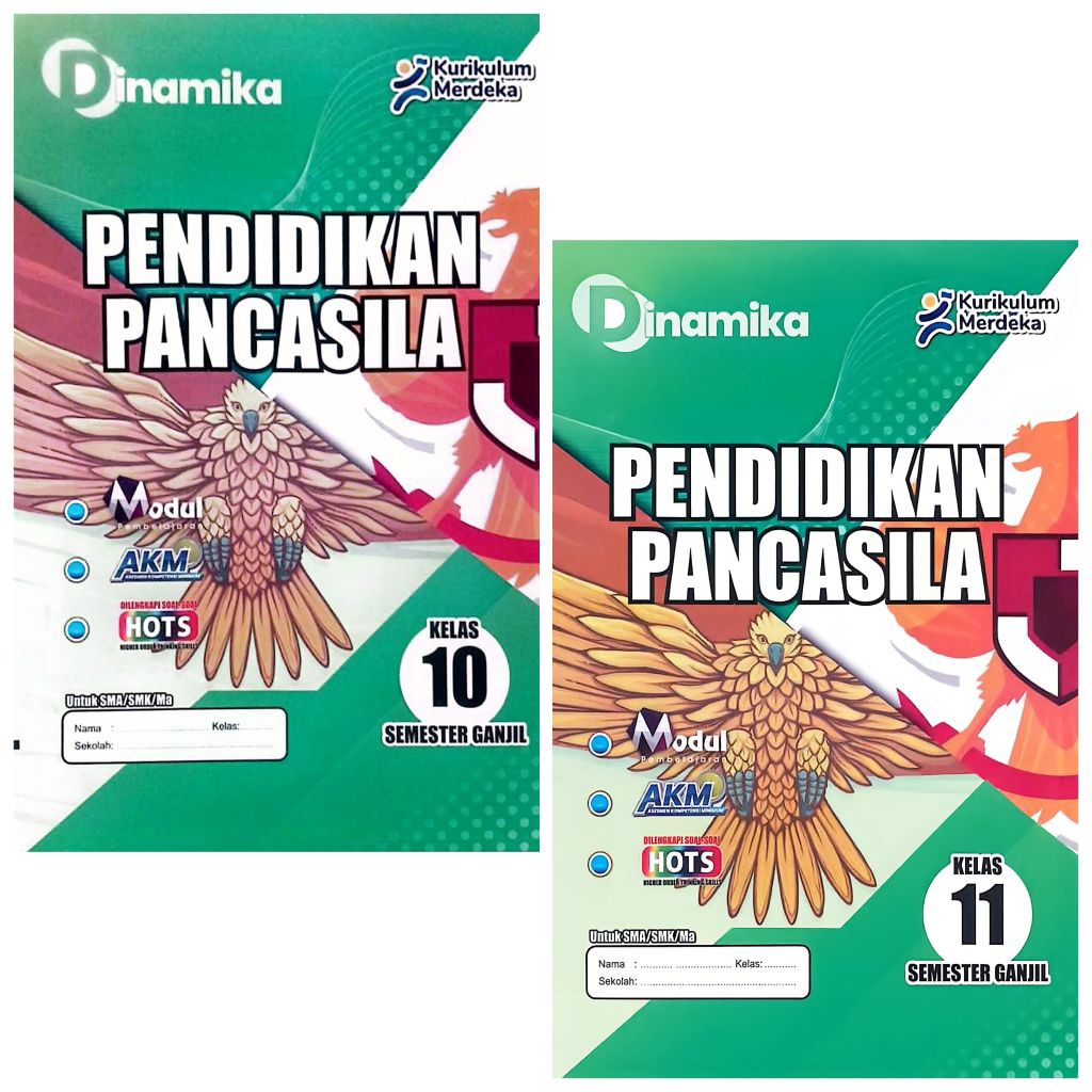 LKS SMA SMK DINAMIKA PPKN PENDIDIKAN PANCASILA KELAS 10 11 SEMESTER 1 GANJIL KURIKULUM MERDEKA TA.26