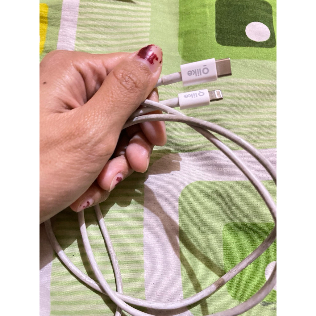 Kabel Charger OLIKE untuk IPHONE pl preloved