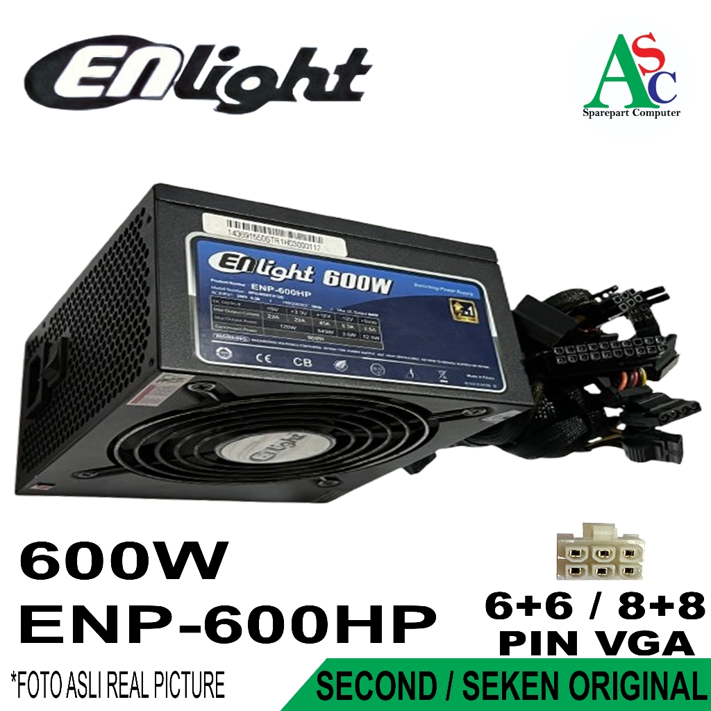 PSU Powersupply Enlight 600W Pure