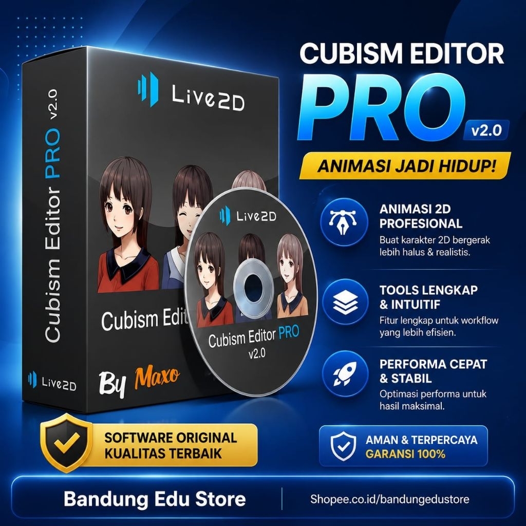 Live2D Cubism 3.2.0 - Aplikasi Untuk Membuat Karakter Anime Animasi Kartun 2D Live 2D