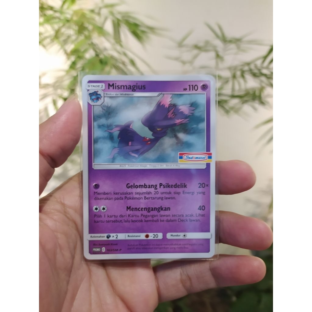 Kartu Pokemon TCG Indonesia Mismagius Promo Indomaret