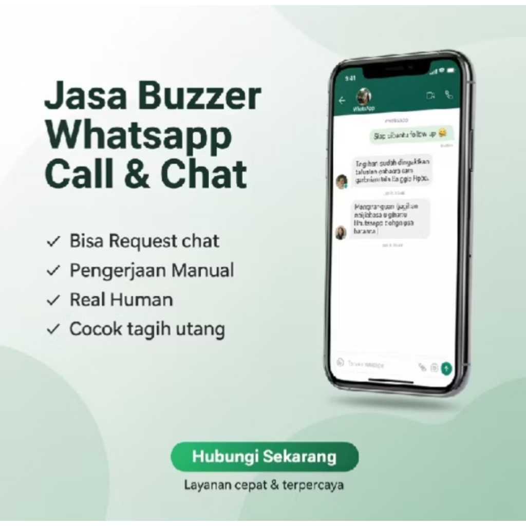 JASA SPAM WA CALL & CHAT