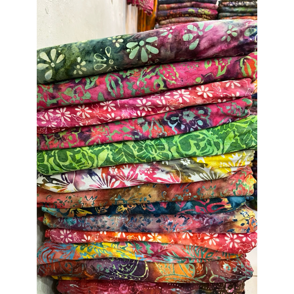 Kain Batik Rayon Santung Motif