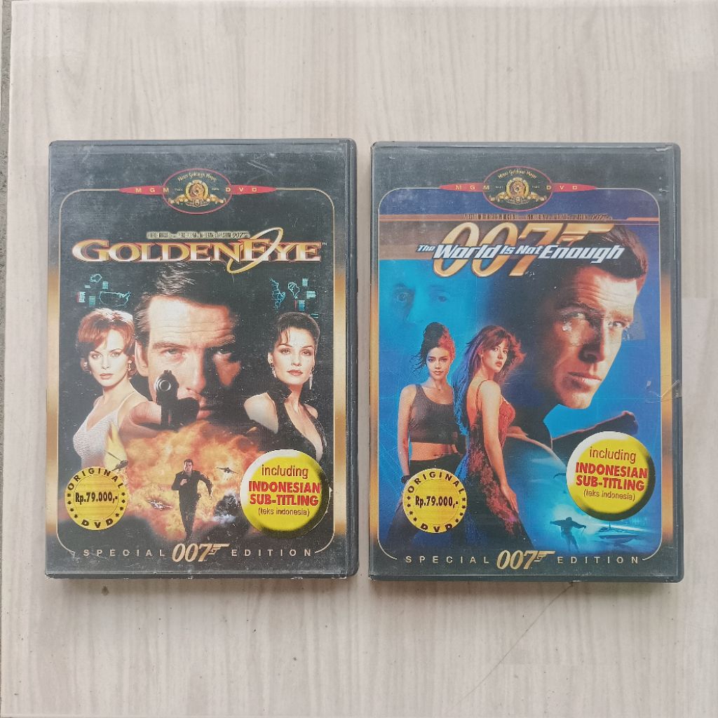Paket Original DVD Film Classic Pierce Brosnan James Bond