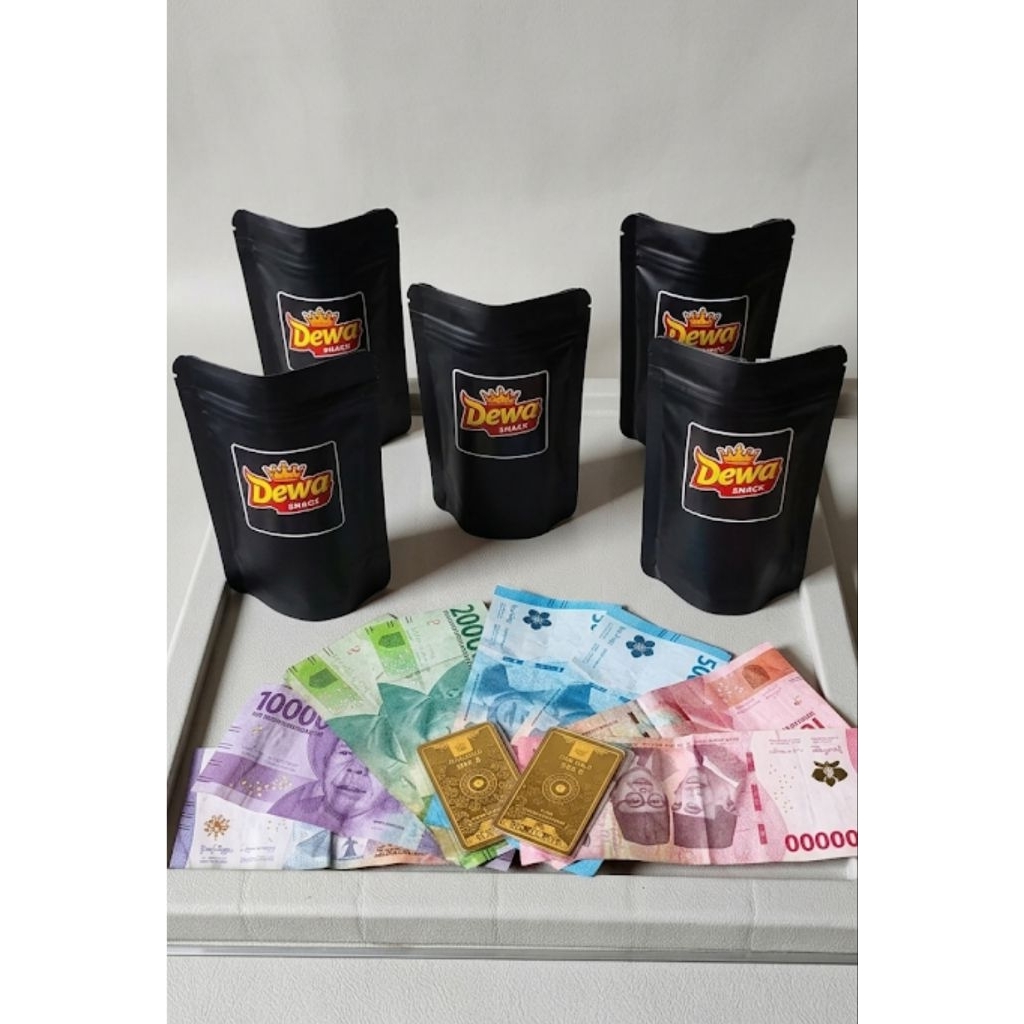 dewa snack berhadiah uang tunai dan emas minigold makanan ringan menyenangkan