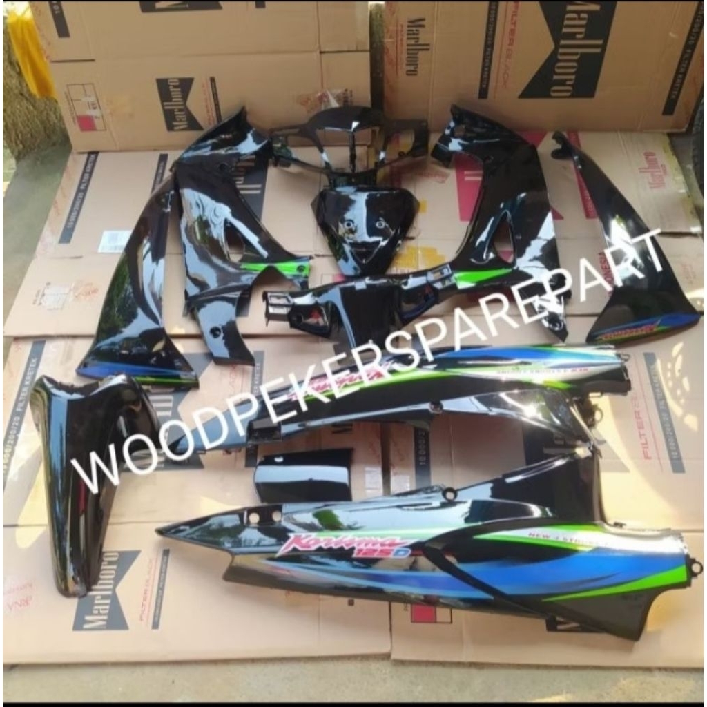 full Body Set Fullset Bodi Halus Dan Kasar Honda Karisma 125 X / D Bahan Tebal Standar Original