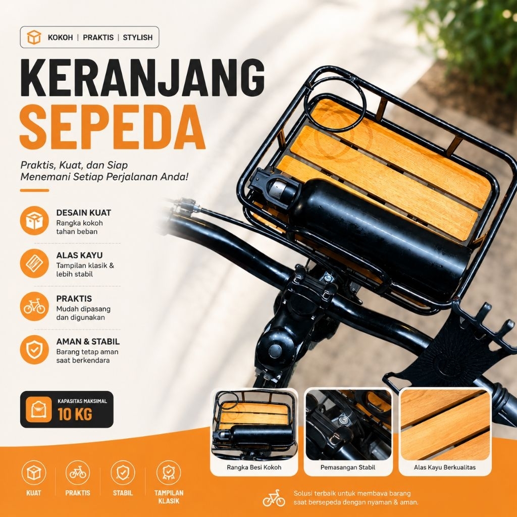 Keranjang sepeda mtb federal lipat fixie Keranjang depan sepeda universal