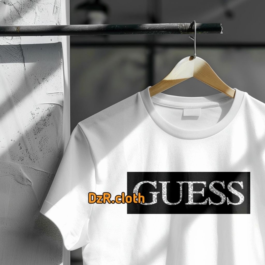 Baju Kaos Pria Wanita Guess Premium