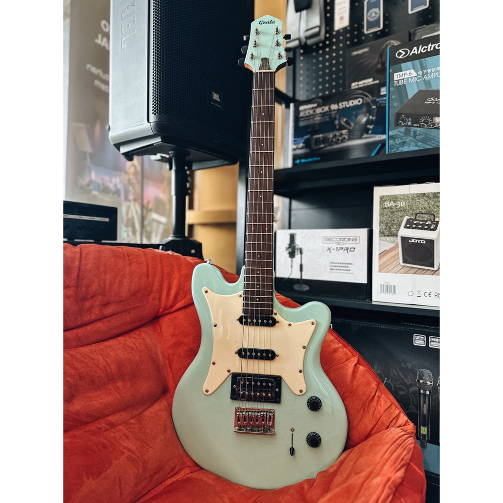 Genta EN 240 Blue Gitar Elektrik Original