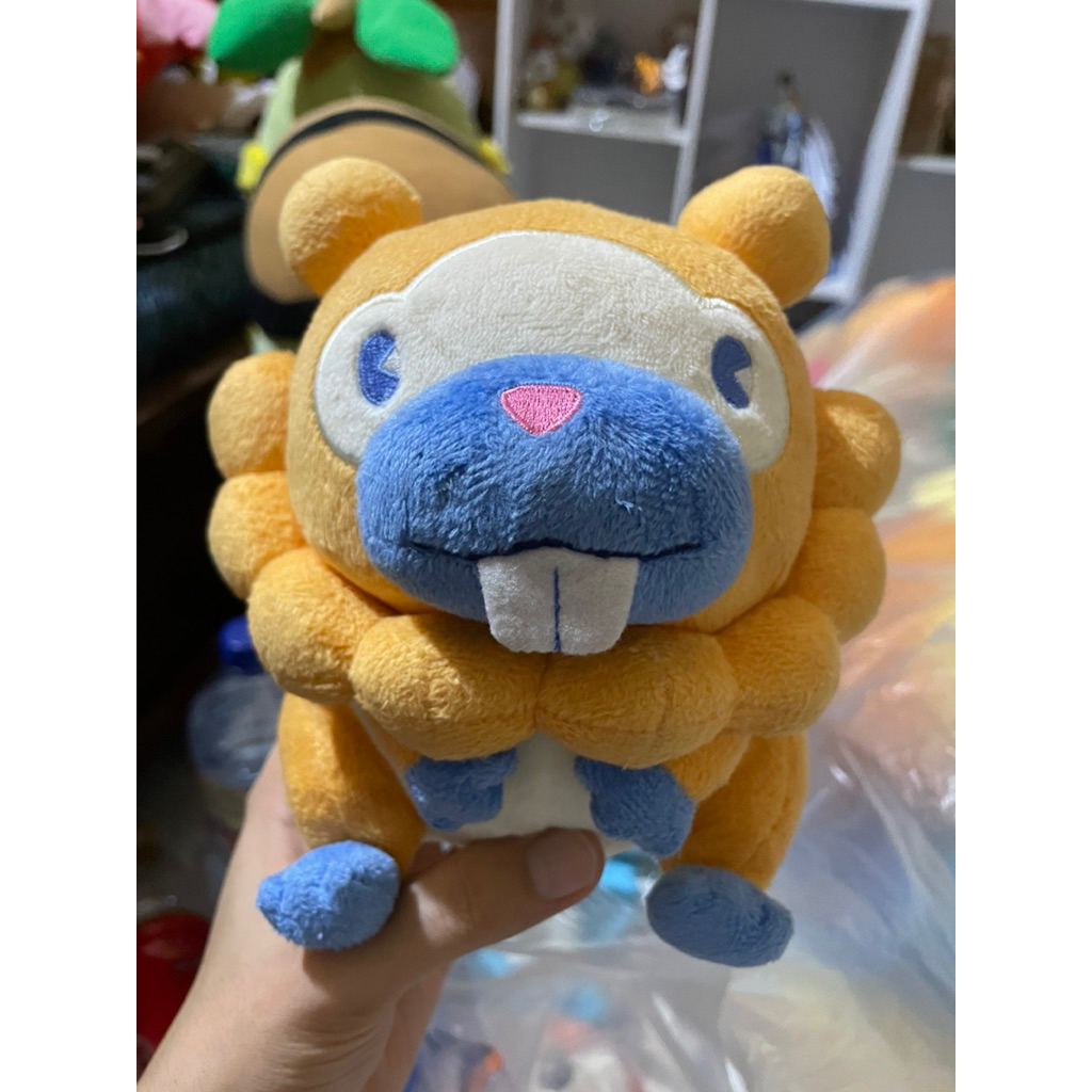 Pokemon Plush Bidoof Saiko Soda Refresh Original Pokemon Center
