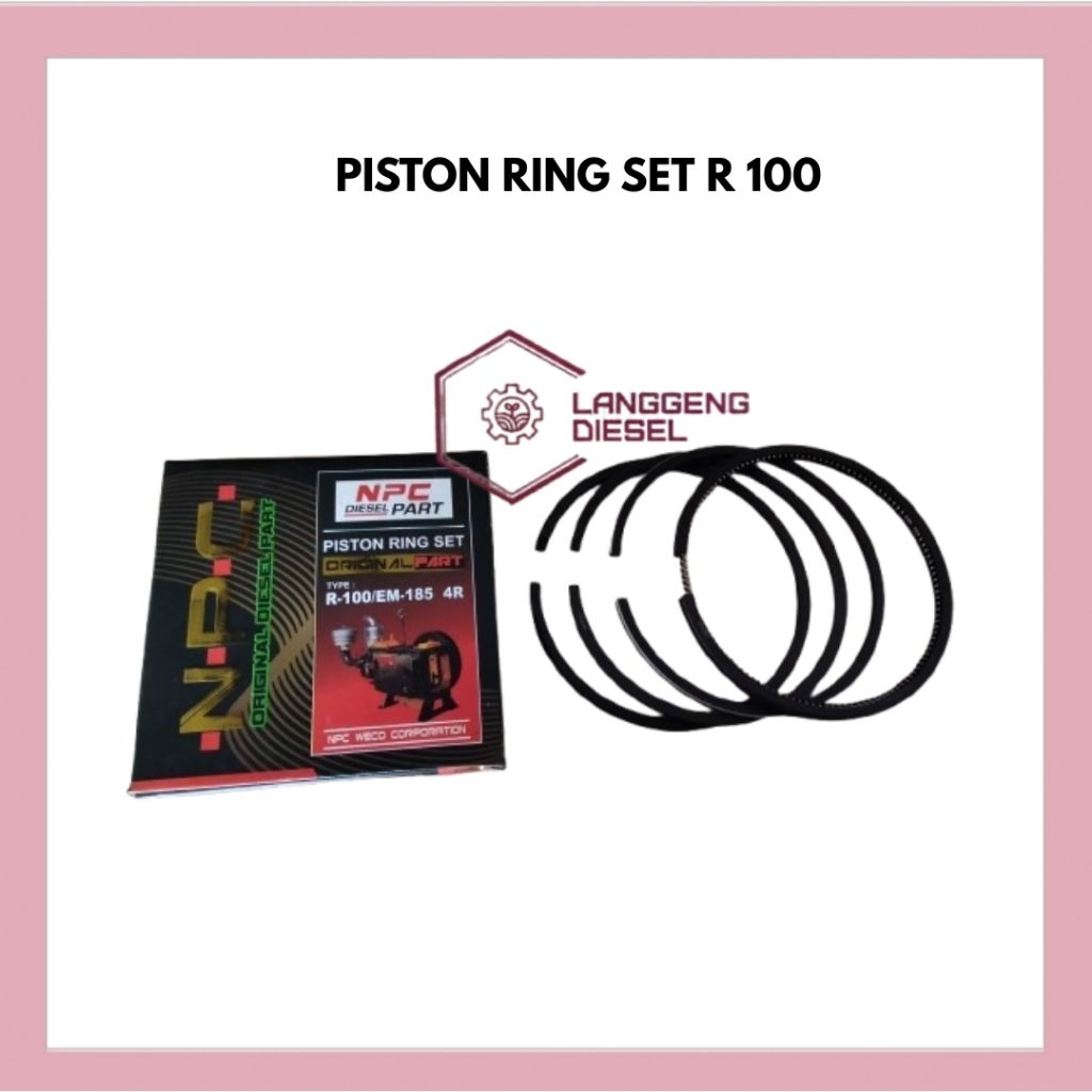 Piston Ring Set R 100 / EM 185