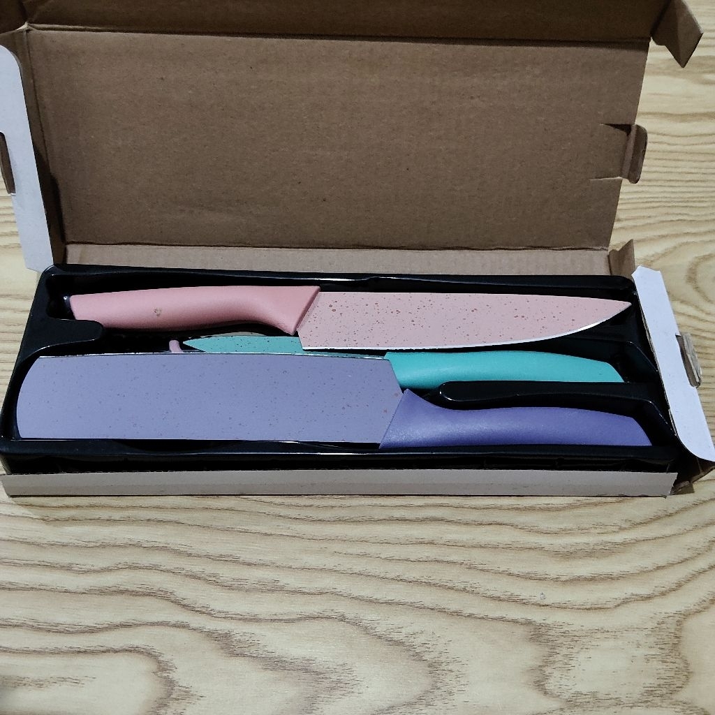 Heesem Corrugated Kitchen Knife - set pisau dapur