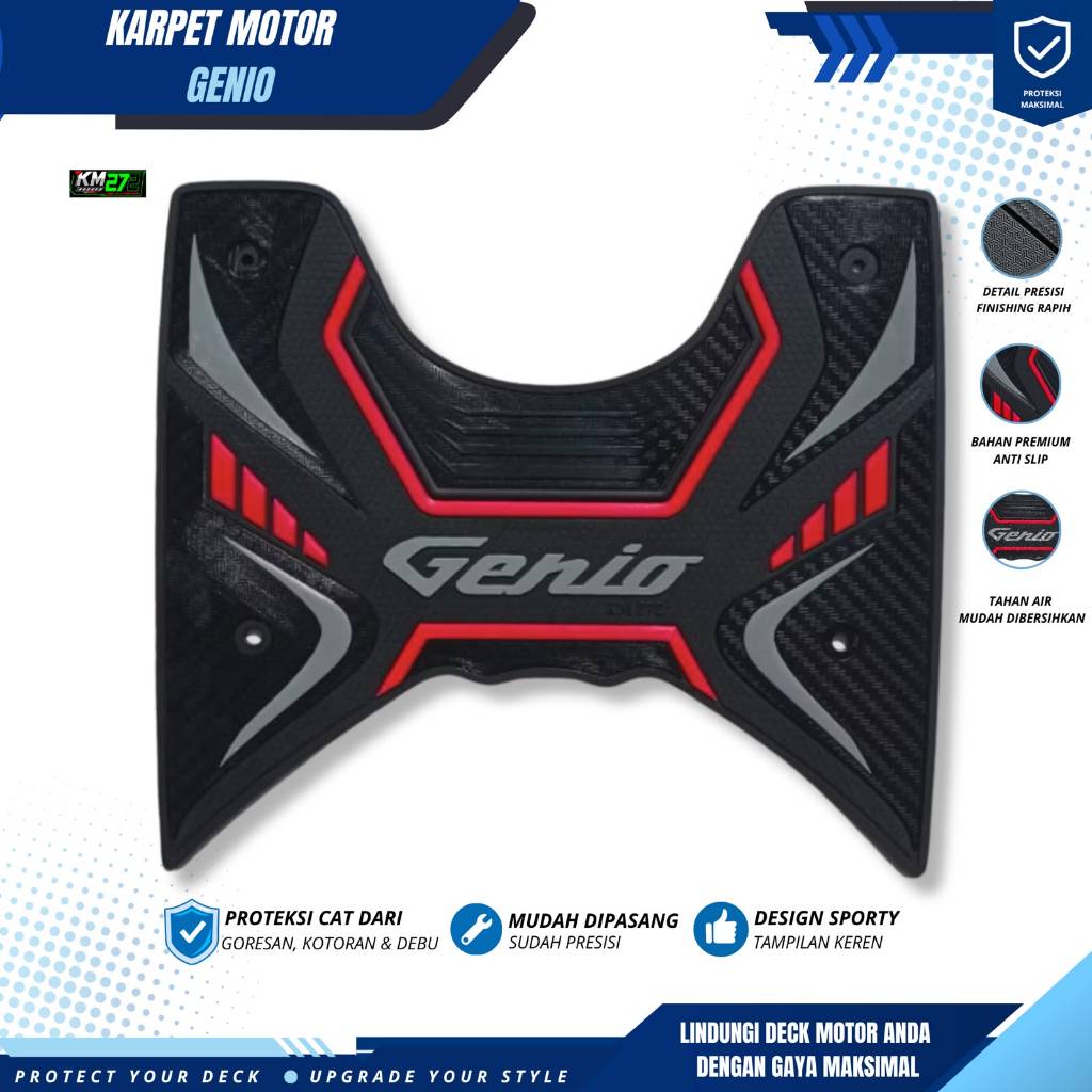KM272 AKSESORIS MOTOR GENIO - Karpet Motor Genio -  Honda Genio
