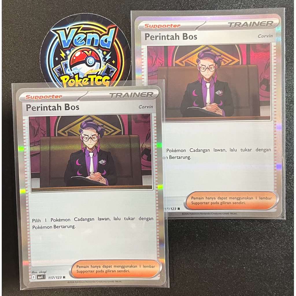 Kartu Pokemon Perintah Bos R Ledakan Peniada