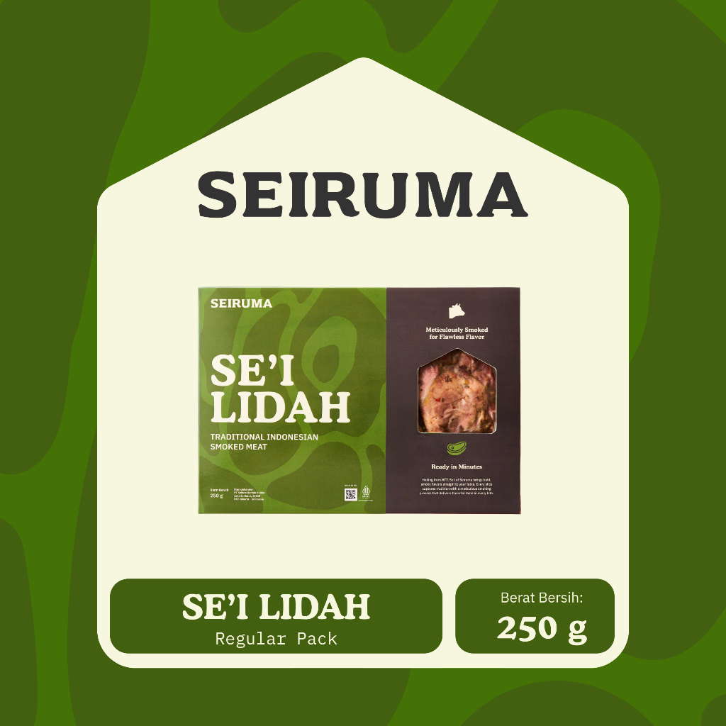 Seiruma Se'i Lidah | Lidah Sapi Asap - Regular Pack